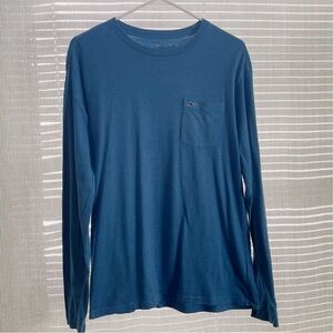 Vineyard Vines Soft Long Sleeve Pocket Logo Cotton Tee